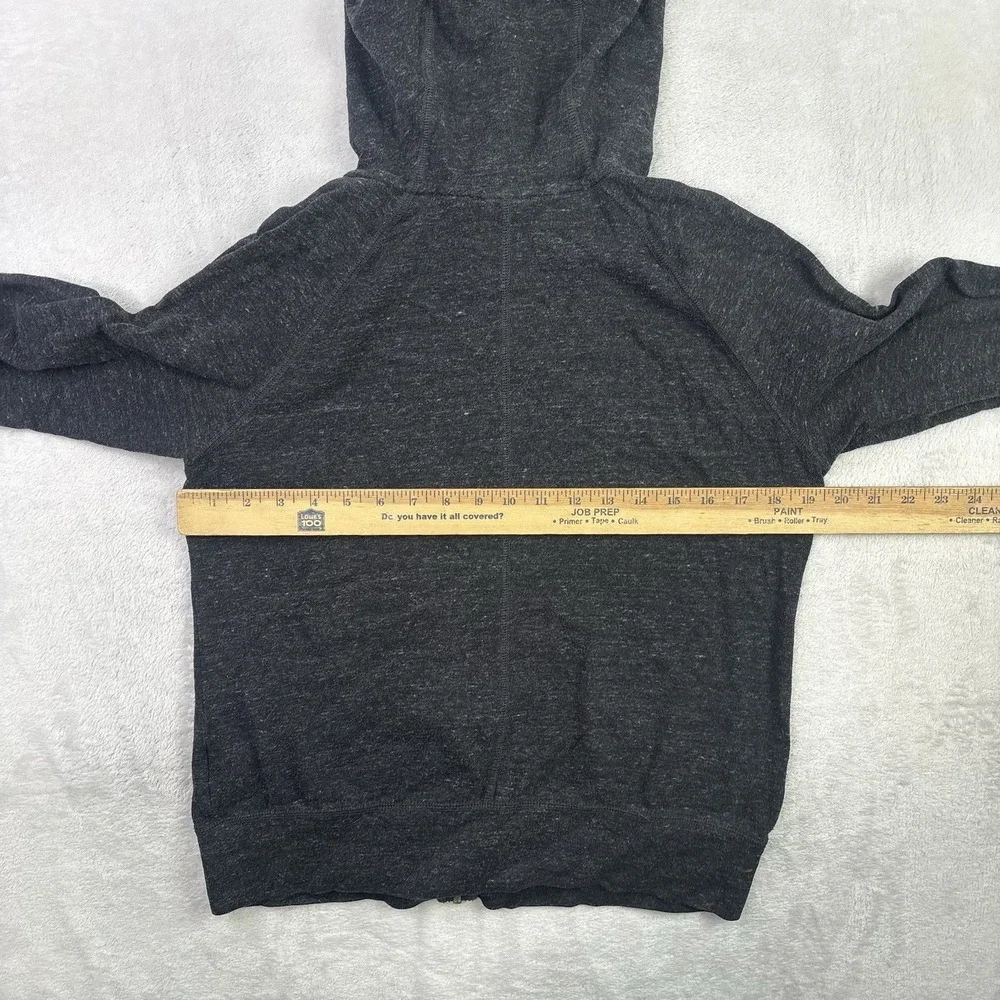 Nike Grey Full Zip Long Sleeve Activewear Lightweight Hoodie Women's Medium
